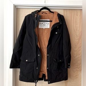 Poler Stuff Juniper 2L Black Camel Waterproof Jacket